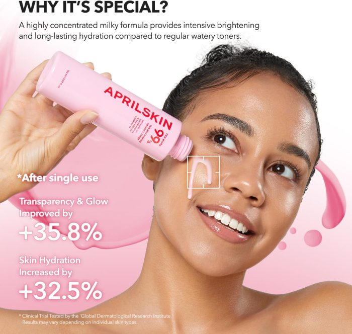APRIL SKIN TXA Niacinamide Toning Shot 99 Milky Toner (150mL) - Image 2
