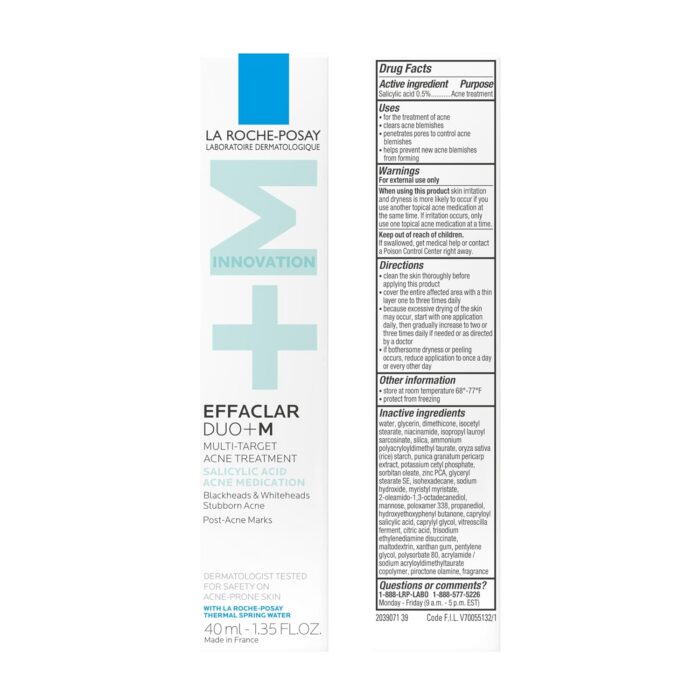 La Roche-Posay Effaclar Duo+ Anti-Imperfections For Oily & Acne Prone Skin (40mL) - Image 9