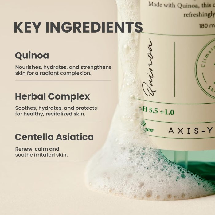 AXIS-Y Quinoa One Step Balanced Gel Cleanser (180mL) - Image 2