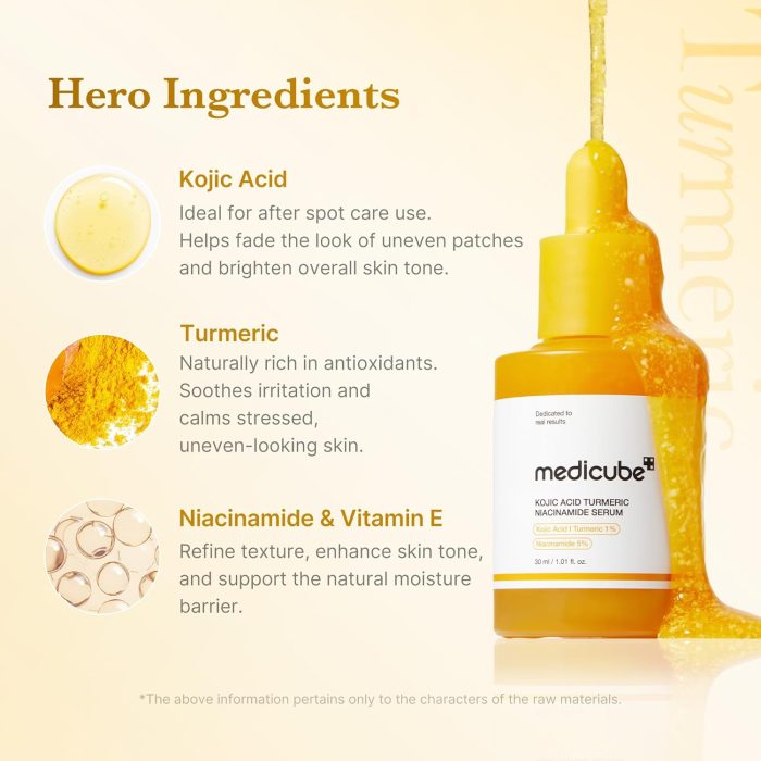 Medicube Kojic Acid Turmeric Niacinamide Serum (30mL) - Image 3