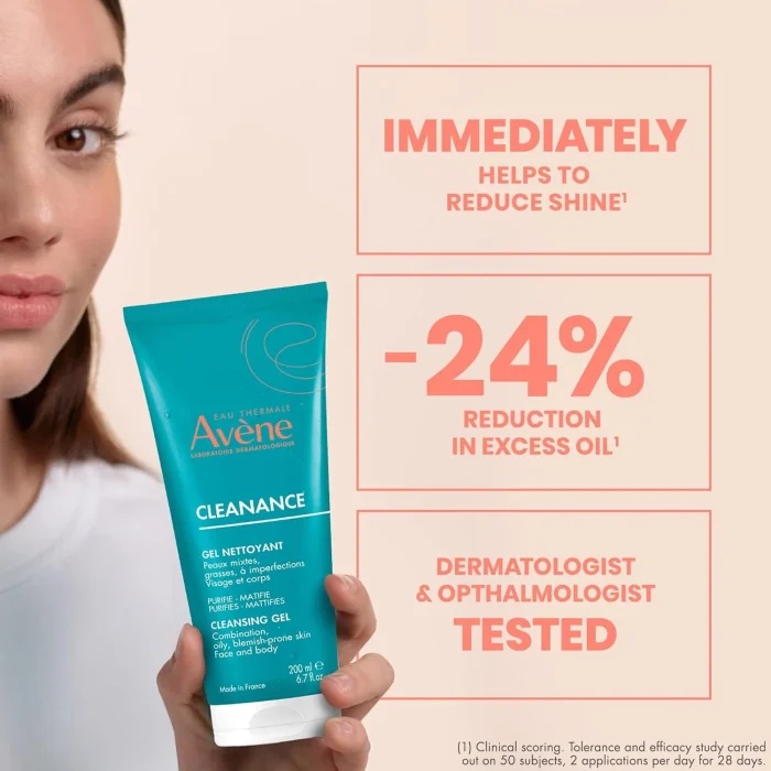 Avene Cleanance Cleansing Gel (200mL) - Image 2