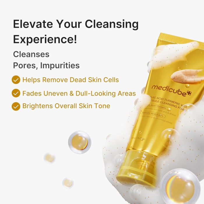 Medicube Kojic Acid Turmeric Toning Cleanser (120g) - Image 3