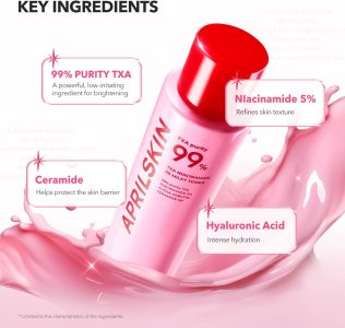 APRIL SKIN TXA Niacinamide Toning Shot 99 Milky Toner (150mL) - Image 4
