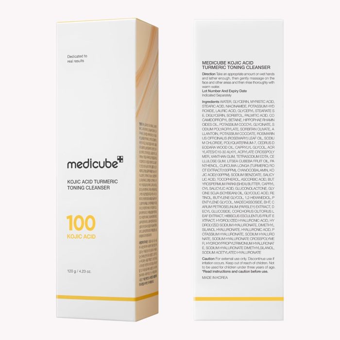 Medicube Kojic Acid Turmeric Toning Cleanser (120g) - Image 9