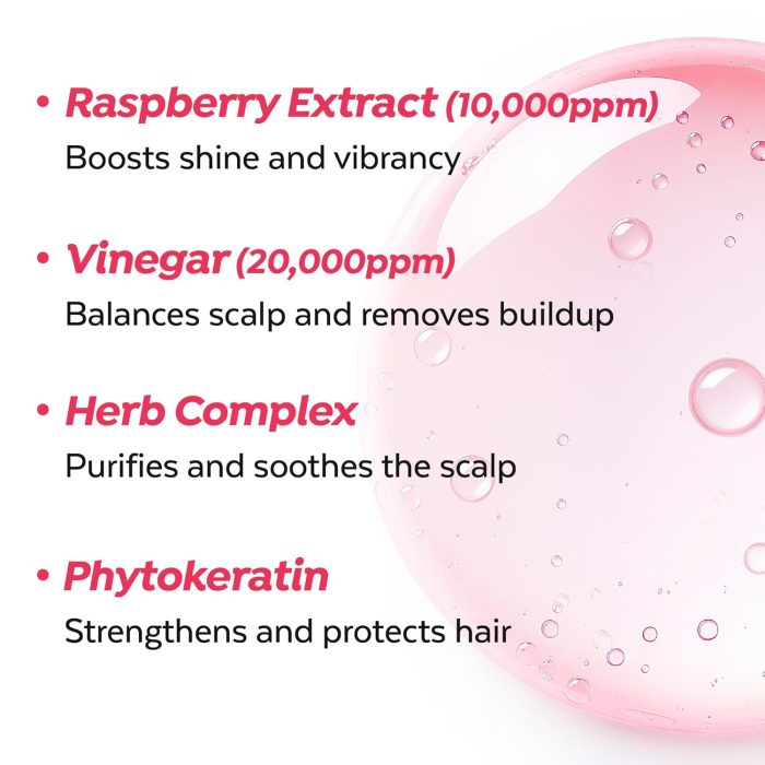 APIEU Raspberry Hair Vinegar (200mL) - Image 7