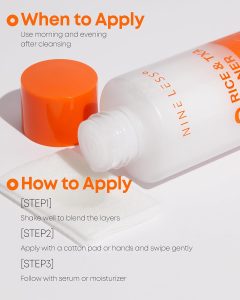 NINELESS MELA-PRO Rice & TXA Toner (200mL) - Image 2