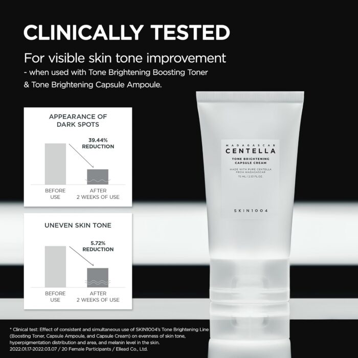 SKIN1004 Madagascar Centella Tone Brightening Capsule Cream (75mL) - Image 4