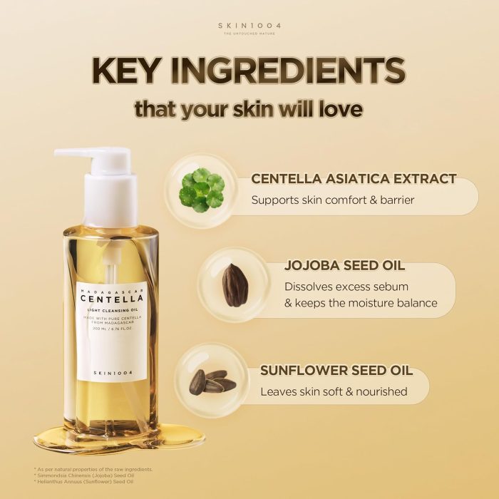 SKIN1004 Madagascar Centella Light Cleansing Oil Miniature (30mL) - Image 6