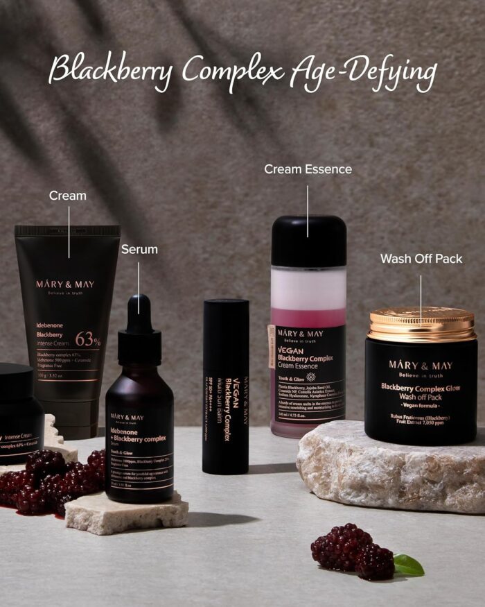 Mary & May Premium Idebenon Blackberry Complex Essence Mask (20 Masks) - Image 7