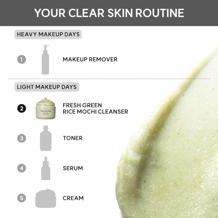 Arencia Fresh Green Rice Mochi Cleanser (120g) - Image 9
