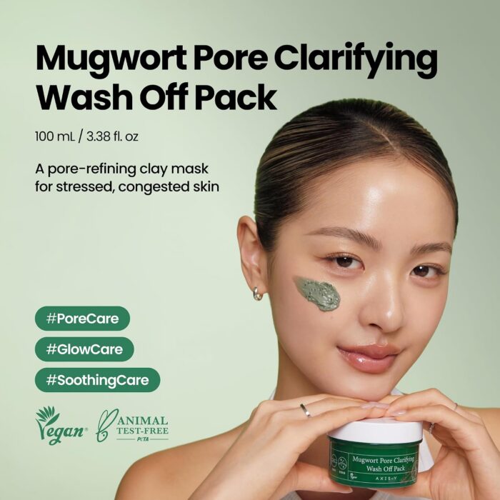 AXIS-Y Mugwort Pore Clarifying Wash Off Pack (100mL) - Image 2