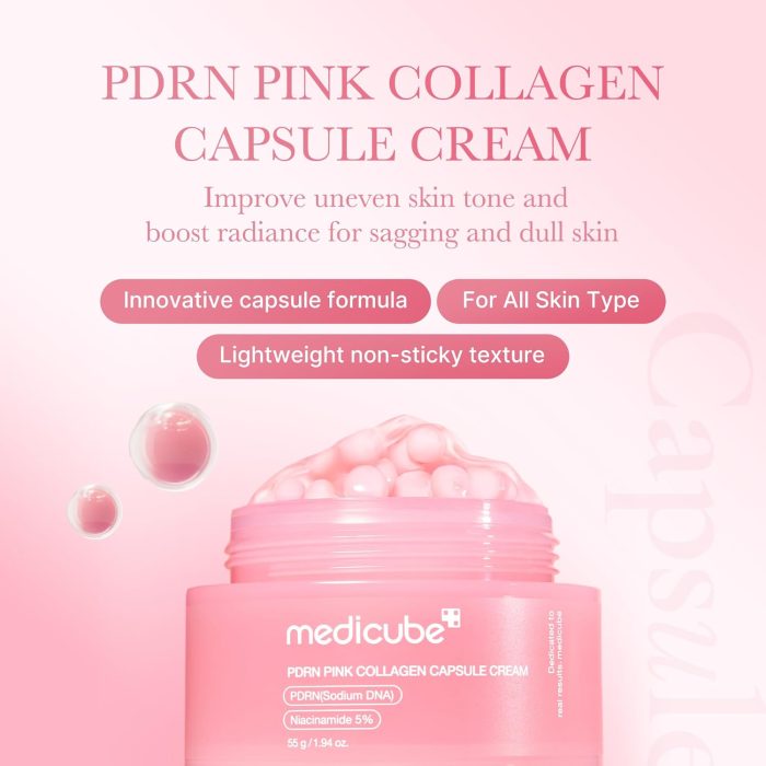 Medicube PDRN Pink Collagen Capsule Cream (55g) - Image 2