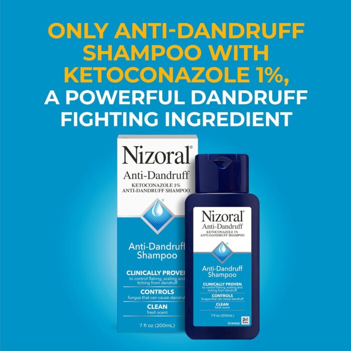 Nizoral Ketoconazole 1% Anti-Dandruff Shampoo (125mL) - Image 2