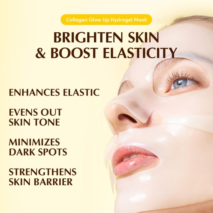 EQQUALBERRY Collagen Glow Up Hydrogel Mask Set (4 Mask) - Image 5