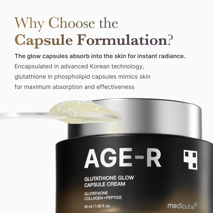 medicube AGE-R Glutathione Glow Capsule Cream (50mL) - Image 3