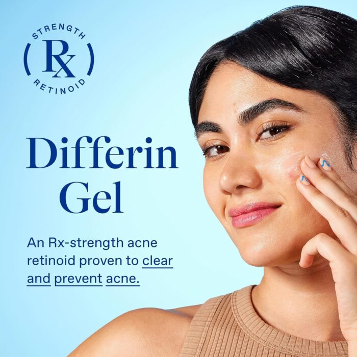 Differin Gel Adapalene Gel 0.1% Acne Treatment Travel Size (15g) - Image 3