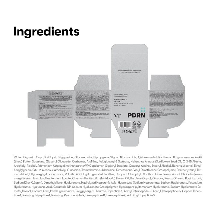 VT COSMETICS PDRN Capsule Cream 100 (50mL) - Image 8