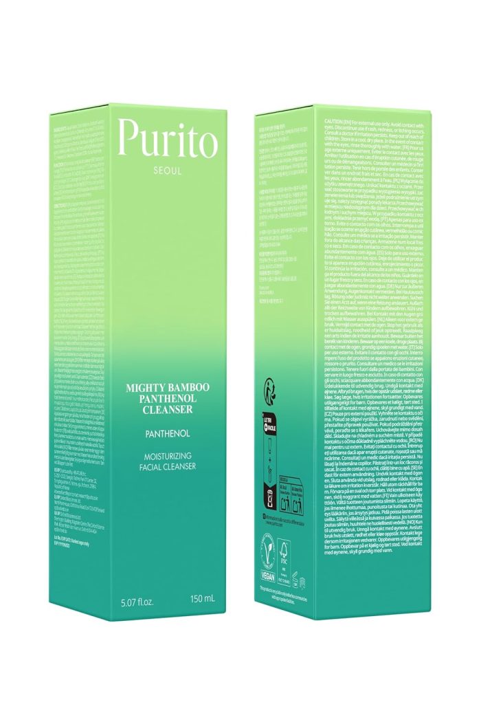 PURITO SEOUL Mighty Bamboo Panthenol Cleanser (150mL) - Image 6