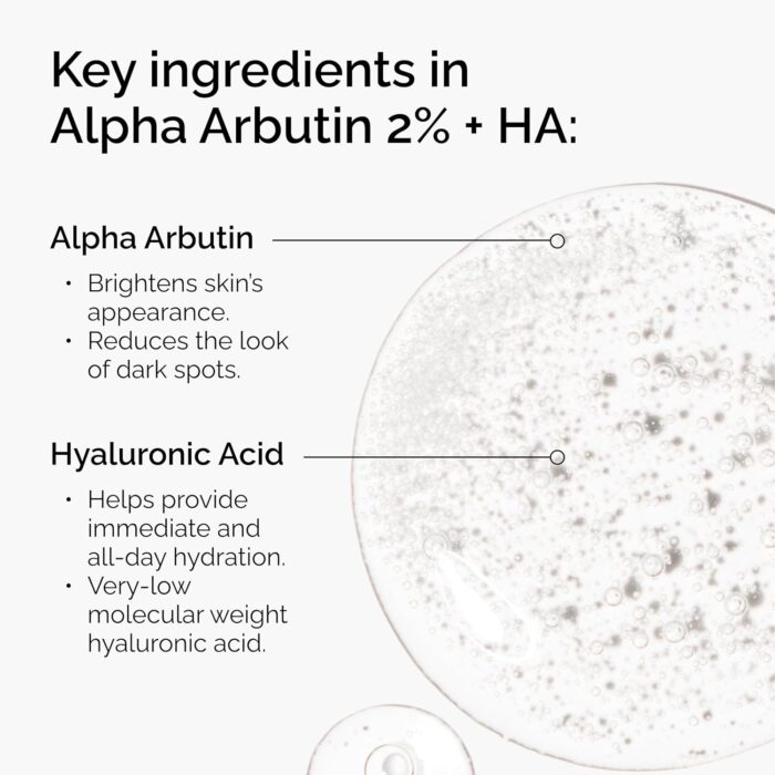 The Ordinary Alpha Arbutin 2% + HA Serum (30mL) - Image 2