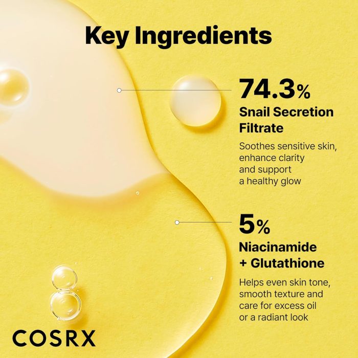 COSRX Advanced Snail Radiance Dual Essence (80mL) - Image 4