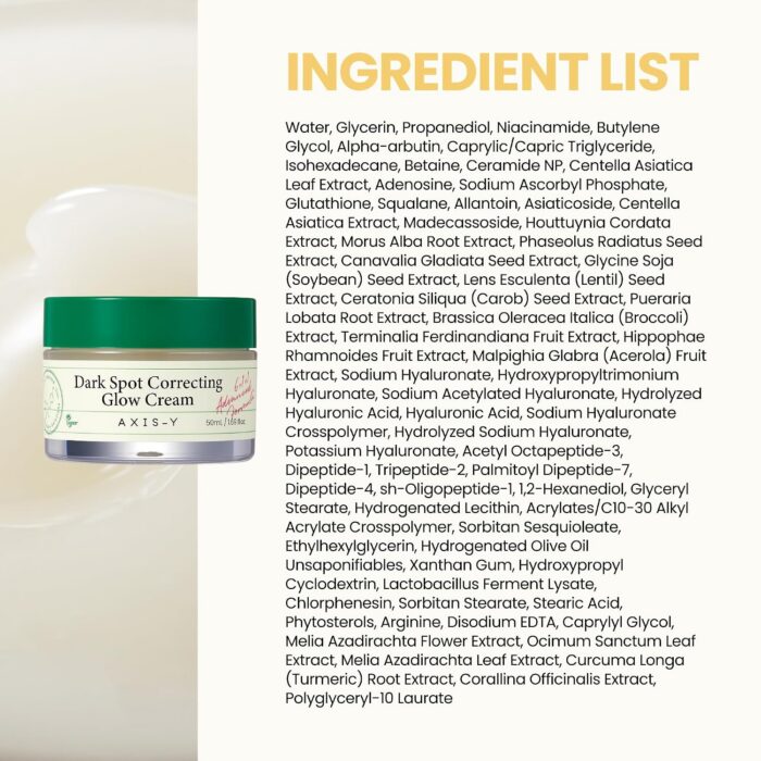 AXIS-Y Dark Spot Correcting Glow Cream (50mL) - Image 9