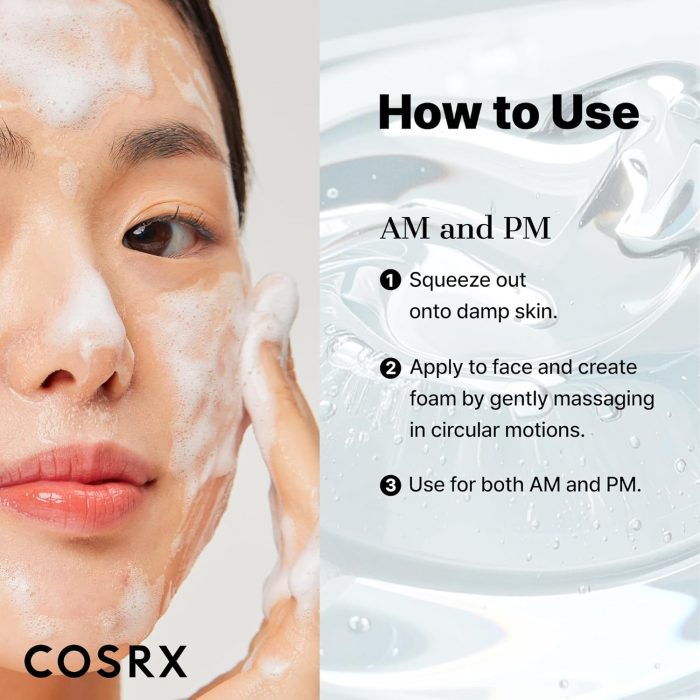 COSRX Low pH Good Morning Gel Cleanser (150mL) - Image 7