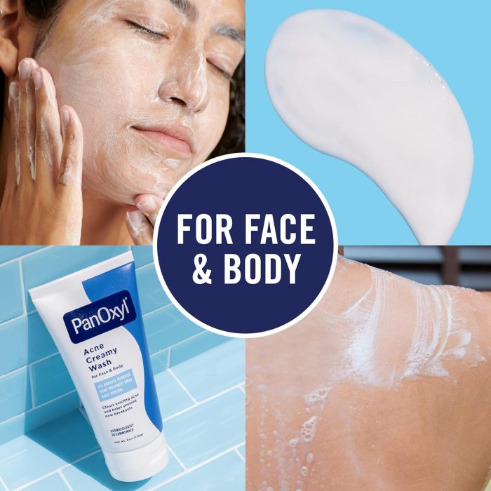 PanOxyl Acne Creamy Wash Benzoyl Peroxide 4% Daily Control (170g) - Image 3