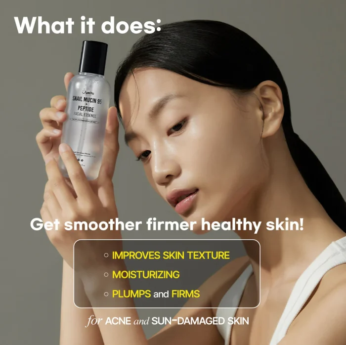 JUMISO Snail Mucin 95% + Peptide Essence Travel Size (50mL) - Image 4