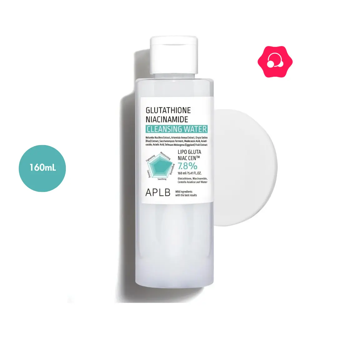 APLB Glutathione Niacinamide Cleansing Water (160mL) APLB Glutathione Niacinamide Cleansing Water (160mL)