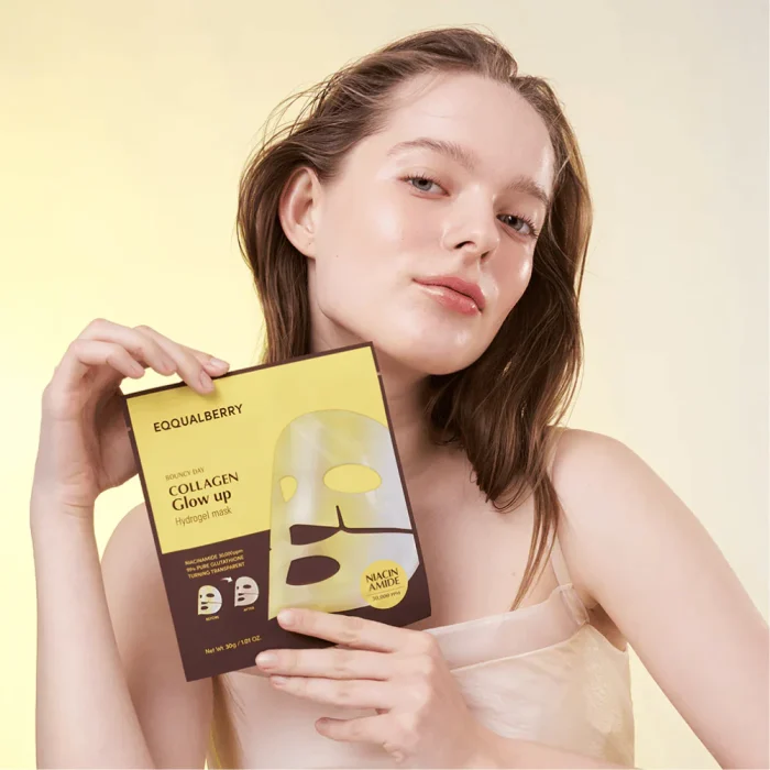 EQQUALBERRY Collagen Glow Up Hydrogel Mask (1 Mask) - Image 2