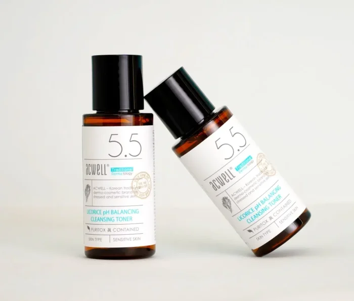 acwell Licorice pH Balancing Cleansing Toner Miniature (30mL) - Image 2
