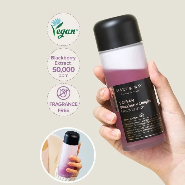 Mary & May Vegan Blackberry Complex Cream Essence Miniature (30mL) - Image 2