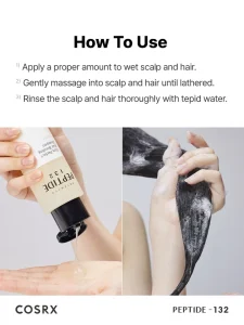COSRX Peptide-132 Ultra Perfect Hair Bonding Shampoo (200mL) - Image 5