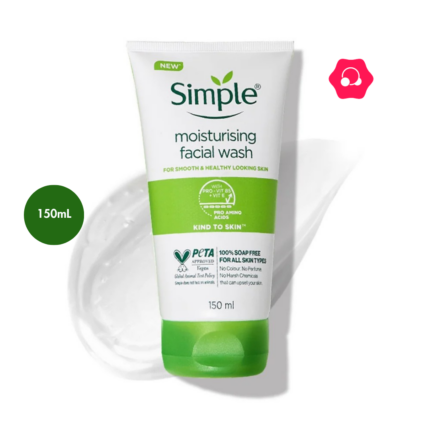 Simple Kind To Skin Moisturising Facial Wash (150mL)