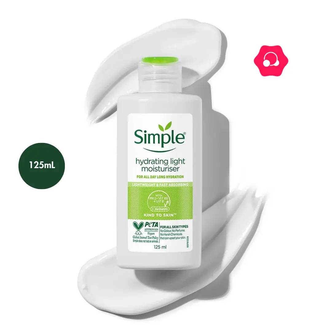 Simple Kind to Skin Hydrating Light Moisturiser (125mL) Simple Kind to Skin Hydrating Light Moisturiser (125mL)
