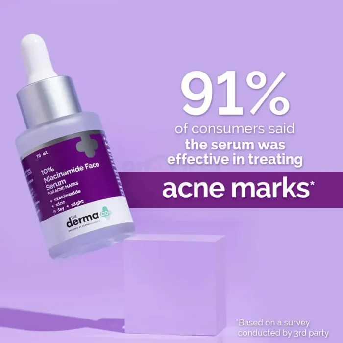 The Derma Co 10% Niacinamide Face Serum (30mL) - Image 2