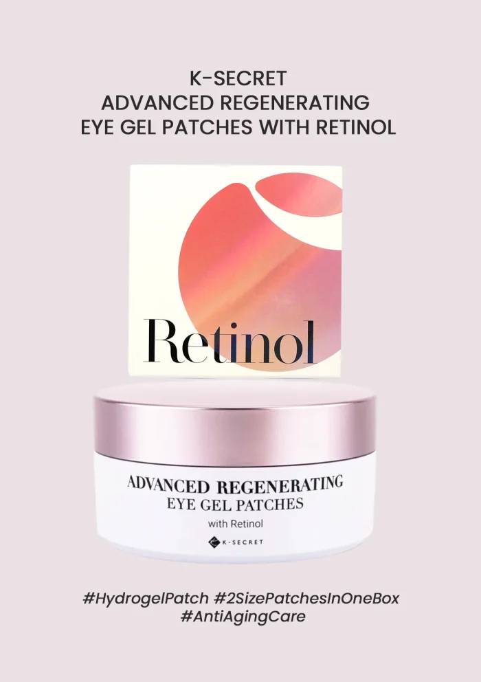 K-SECRET Advanced Regenerating Eye Gel Patches (Retinol) (60pcs) - Image 5