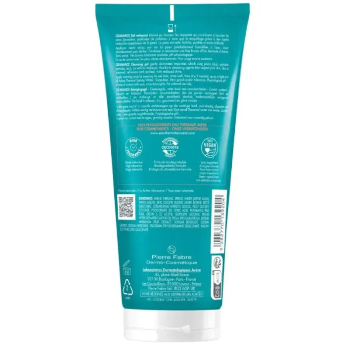 Avene Cleanance Cleansing Gel (200mL) - Image 3