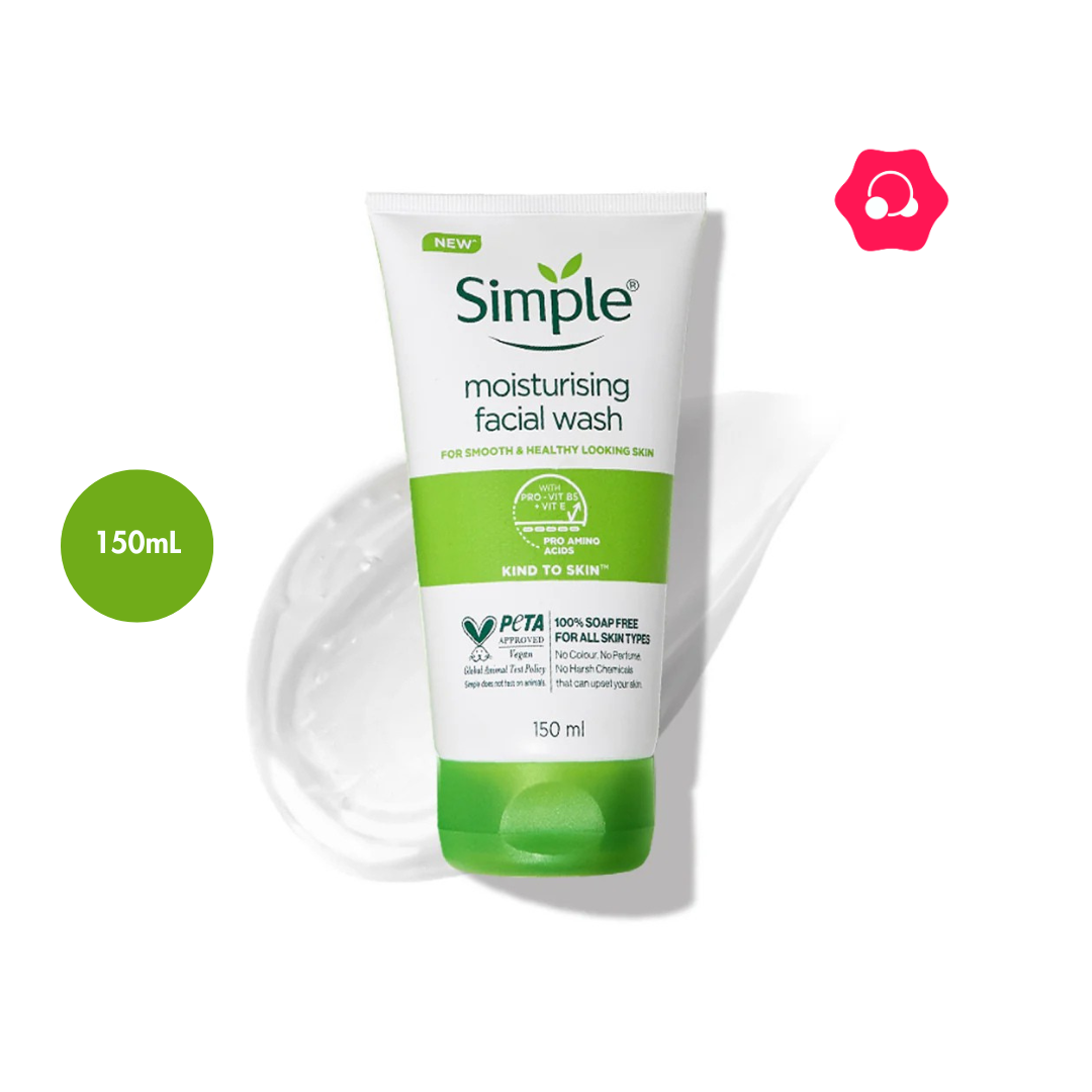 bjblkblk Simple Moisturising Facial Wash (150mL) - Image 1