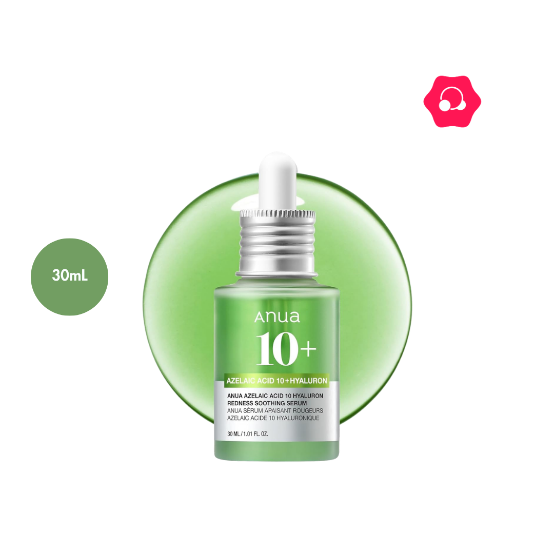 bjhgfcxdzs Anua Azelaic Acid 10 Hyaluron Redness Soothing Serum (30mL) - Image 1