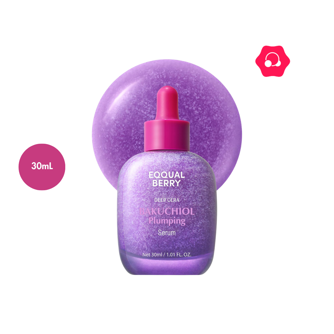 blkbk EQQUALBERRY Bakuchiol Plumping Serum (30mL) - Image 1
