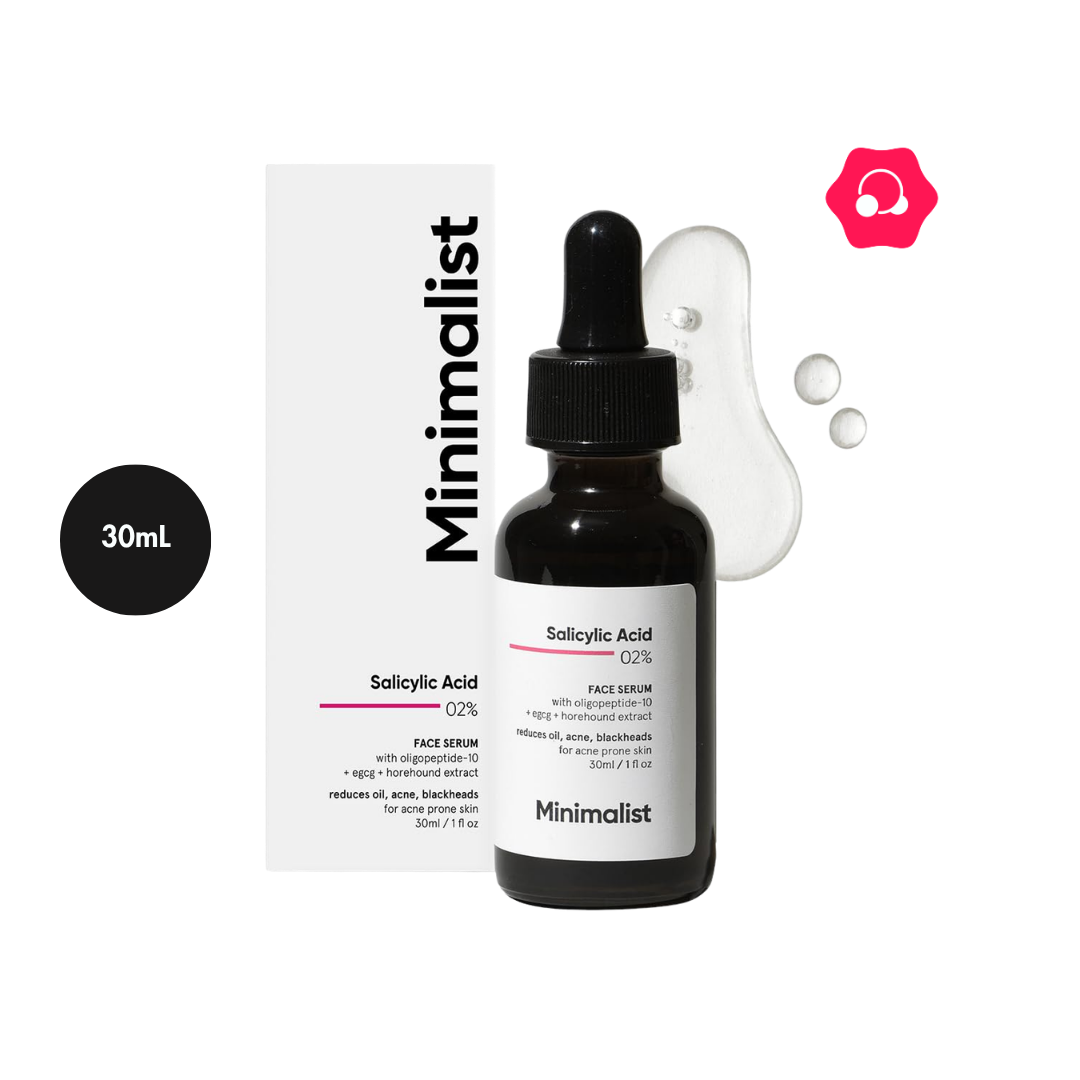 hlkhlk Minimalist Salicylic Acid 2% Face Serum (30mL) - Image 1