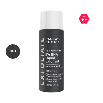 Paula's Choice Skin Perfecting 2% BHA Liquid Exfoliant Travel Size (30mL)