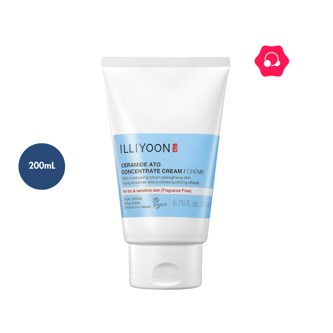 jklhgfdzxc ILLIYOON Ceramide Ato Concentrate Cream (200mL) - Image 1