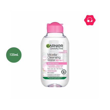GARNIER Skinactive Micellar Cleansing Water All-in-1 Travel Size (125mL)