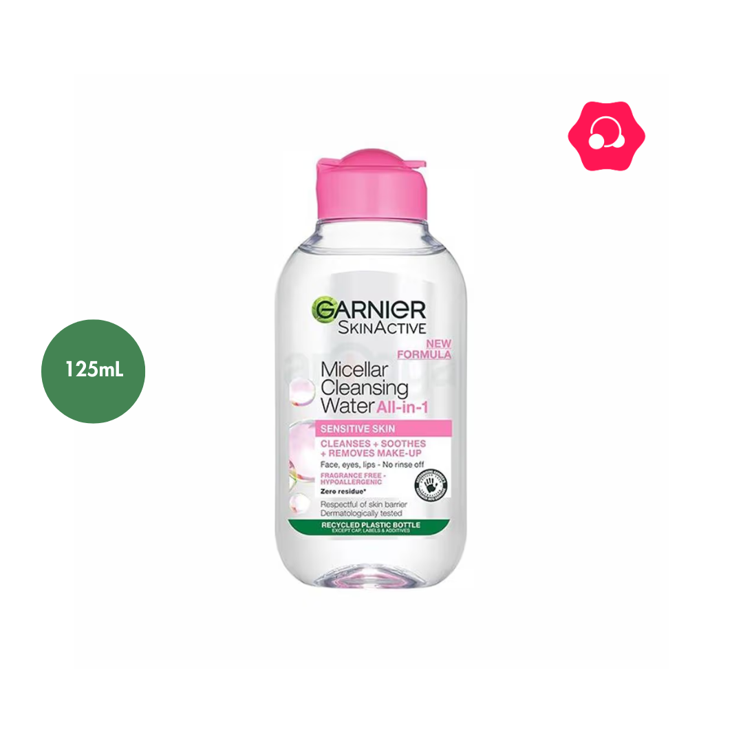 GARNIER Skinactive Micellar Cleansing Water All-in-1 Travel Size (125mL) GARNIER Skinactive Micellar Cleansing Water All-in-1 Travel Size (125mL)