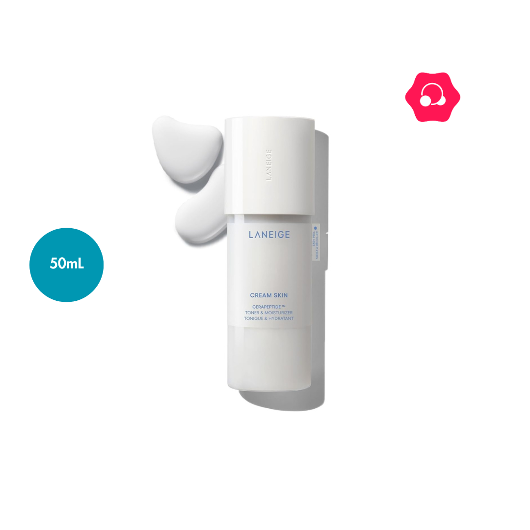 ljkhjghfgdf LANEIGE Cream Skin Cerapeptide Refiner Toner & Moisturizer Travel Size (50mL) - Image 1