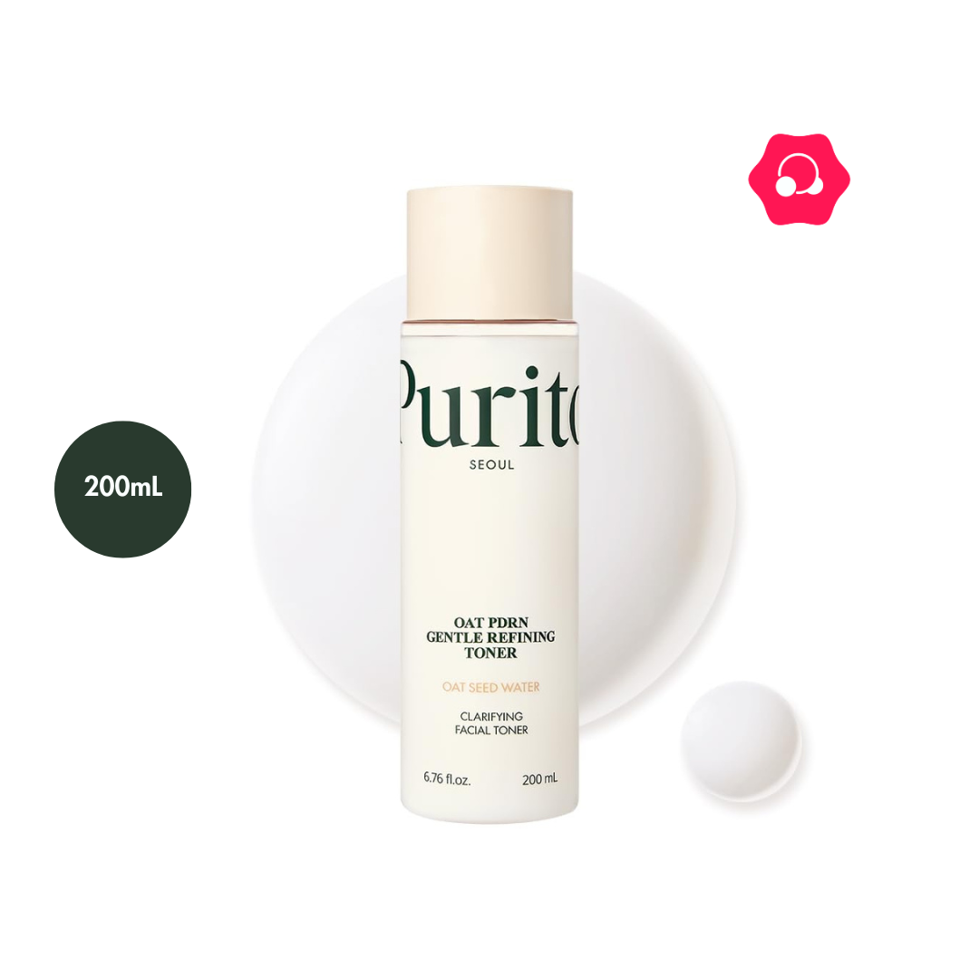 ;ljkhjghvcg PURITO SEOUL Oat PDRN Gentle Refining Toner (200mL) - Image 1
