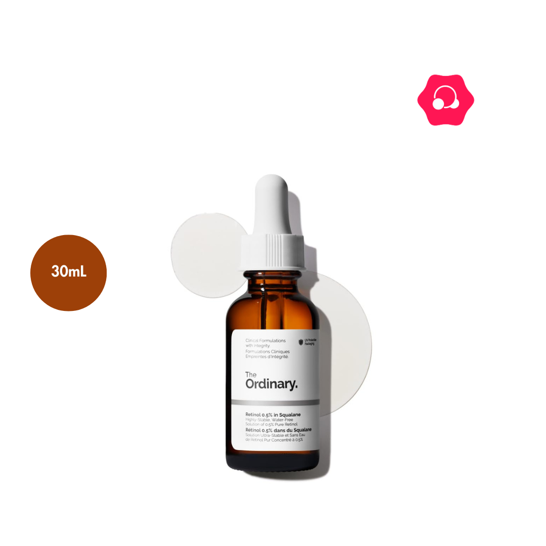 lkgjfhdgfdzffghj The Ordinary Retinol 0.5% in Squalane Serum (30mL) - Image 1