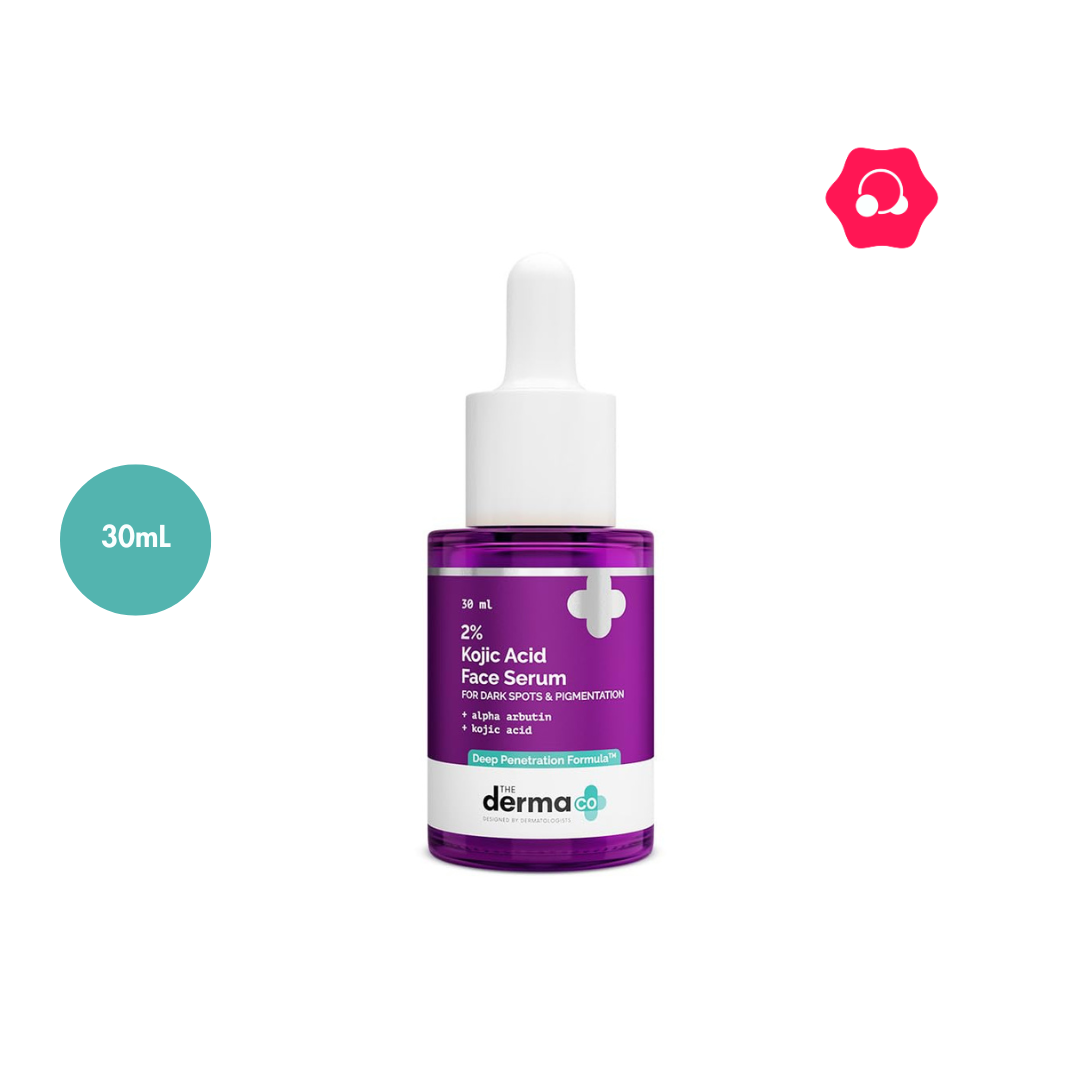 The Derma Co 2% Kojic Acid Face Serum with 1% Alpha Arbutin & Niacinamide (30mL) The Derma Co 2% Kojic Acid Face Serum with 1% Alpha Arbutin & Niacinamide (30mL)